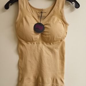 Woman Ocean Slimmer Cami Top Tan Large
